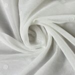 Cortina De Visillo Gasa Con Estampado De Puntitos Poliéster 150x260cm