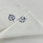 Cortina De Visillo Gasa Poliéster Con Estampado de Hojitas 150x260cm