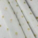 Cortina De Visillo Gasa Con Estampado De Puntitos Poliéster 150x260cm