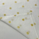 Cortina De Visillo Gasa Con Estampado De Puntitos Poliéster 150x260cm