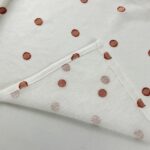 Cortina De Visillo Gasa Con Estampado De Puntitos Poliéster 150x260cm