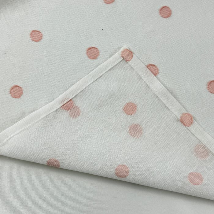 Cortina De Visillo Gasa Con Estampado De Puntitos Poliéster 150x260cm