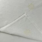Cortina De Visillo Gasa Poliéster Con Estampado de Hojitas 150x260cm