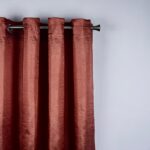 Cortina de Visillo Translucido Color Liso Poliéster Para Salón Y Dormitorio