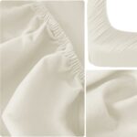 Bajera Ajustable Para Cama Con Diversos Tamaños 50% Poliéster 50% Algodón Beige - VISTE TU HOGAR ONLINE