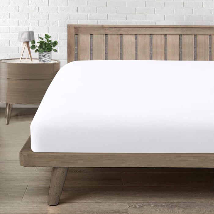 Bajera Ajustable Para Cama Con Diversos Tamaños 50% Poliéster 50% Algodón Blanco - VISTE TU HOGAR ONLINE