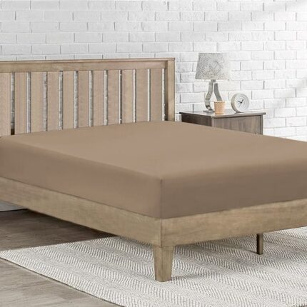 Bajera Ajustable Para Cama Con Diversos Tamaños 50% Poliéster 50% Algodón Camel - VISTE TU HOGAR ONLINE