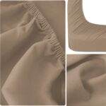 Bajera Ajustable Para Cama Con Diversos Tamaños 50% Poliéster 50% Algodón Camel - VISTE TU HOGAR ONLINE