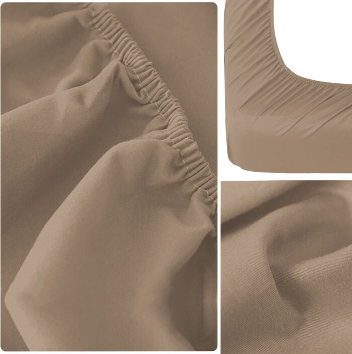 Bajera Ajustable Para Cama Con Diversos Tamaños 50% Poliéster 50% Algodón Camel - VISTE TU HOGAR ONLINE