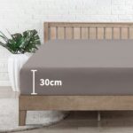 Bajera Ajustable Para Cama Con Diversos Tamaños 50% Poliéster 50% Algodón Gris Claro - VISTE TU HOGAR ONLINE