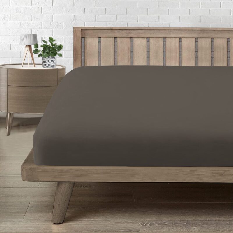 Bajera Ajustable Para Cama Con Diversos Tamaños 50% Poliéster 50% Algodón Gris Oscuro - VISTE TU HOGAR ONLINE