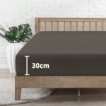 Bajera Ajustable Para Cama Con Diversos Tamaños 50% Poliéster 50% Algodón Gris Oscuro - VISTE TU HOGAR ONLINE
