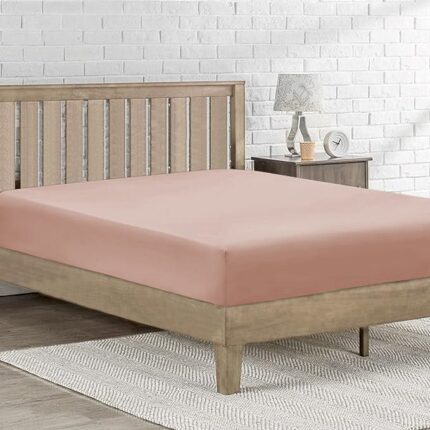 Bajera Ajustable Para Cama Con Diversos Tamaños 50% Poliéster 50% Algodón Rosa - VISTE TU HOGAR ONLINE