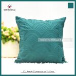 Cojín Con Diseño De Abanico Algodón Y Poliéster - VISTE TU HOGAR ONLINE