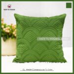 Cojín Con Diseño De Abanico Algodón Y Poliéster - VISTE TU HOGAR ONLINE