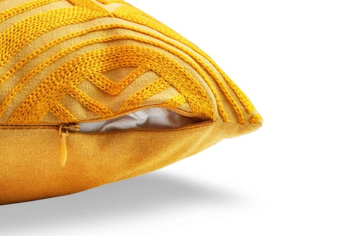 Cojín Con Diseño De Abanico Algodón Y Poliéster - VISTE TU HOGAR ONLINE