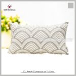 Cojín Con Diseño De Abanico Algodón Y Poliéster - VISTE TU HOGAR ONLINE