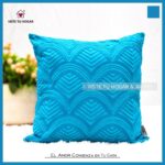 Cojín Con Diseño De Abanico Algodón Y Poliéster - VISTE TU HOGAR ONLINE