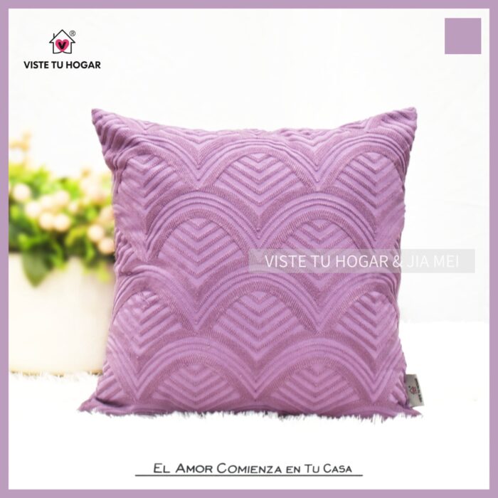 Cojín Con Diseño De Abanico Algodón Y Poliéster - VISTE TU HOGAR ONLINE