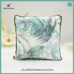 Cojín Con Diseño Florales De Algodón Y Poliéster - VISTE TU HOGAR ONLINE