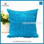 Cojín Con Diseño Laberinto Algodón Y Poliéster - VISTE TU HOGAR ONLINE