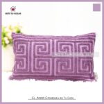 Cojín Con Diseño Laberinto Algodón Y Poliéster - VISTE TU HOGAR ONLINE