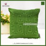 Cojín Con Diseño Laberinto Algodón Y Poliéster - VISTE TU HOGAR ONLINE