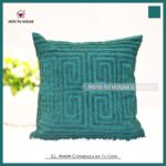 Cojín Con Diseño Laberinto Algodón Y Poliéster - VISTE TU HOGAR ONLINE