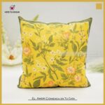 COJÍN CON ESTAMPADO DE FLORES 43X43CM Y 30X50CM - Viste Tu Hogar