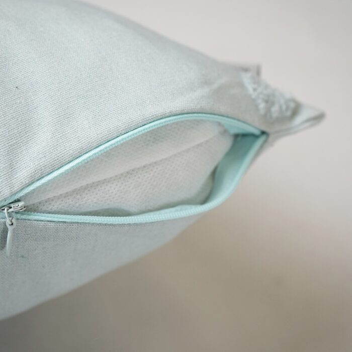 Cojín Con Pétalos bordados Algodón Y Poliéster - Viste Tu Hogar