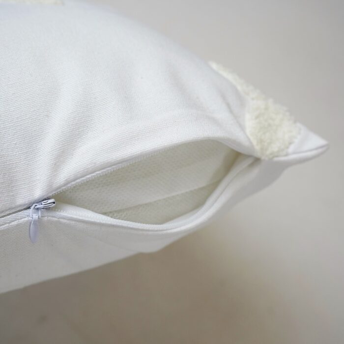 Cojín Con Pétalos bordados Algodón Y Poliéster - Viste Tu Hogar
