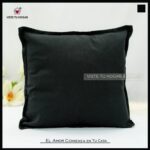 Cojín De Color Liso Algodón Y Poliéster Con Borde - VISTE TU HOGAR ONLINE