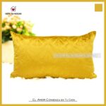 Cojín De Terciopelo Holandés De Invierno Poliéster Con Diseño Abanico - VISTE TU HOGAR ONLINE