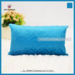 Cojín De Terciopelo Holandés De Invierno Poliéster Con Diseño Abanico - VISTE TU HOGAR ONLINE