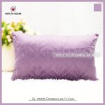 Cojín De Terciopelo Holandés De Invierno Poliéster Con Diseño Abanico - VISTE TU HOGAR ONLINE