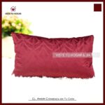 Cojín De Terciopelo Holandés De Invierno Poliéster Con Diseño Abanico - VISTE TU HOGAR ONLINE