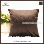 Cojín De Terciopelo Holandés De Invierno Poliéster Con Diseño Abanico - VISTE TU HOGAR ONLINE