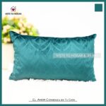 Cojín De Terciopelo Holandés De Invierno Poliéster Con Diseño Abanico - VISTE TU HOGAR ONLINE