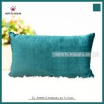 Cojín De Terciopelo Holandés De Invierno Poliéster Con Un Estampado De Color Liso Sin Diseño - VISTE TU HOGAR ONLINE