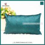 Cojín De Terciopelo Invierno Poliéster Con Diseño Rombo - VISTE TU HOGAR ONLINE