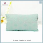 Cojín Gasa Con Diseño De Trébol Con Cuatro Hojas Algodón Y Poliéster - Viste Tu Hogar