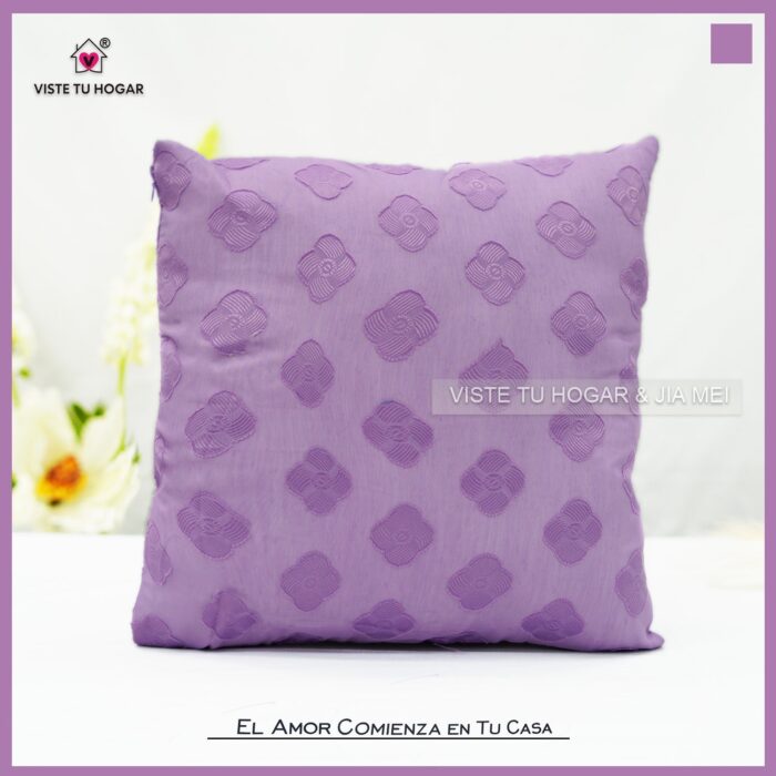 Cojín Invierno Gasa Uragiri Con Diseño De Trébol Con Cuatro Hojas Algodón Y Poliéster - VISTE TU HOGAR ONLINE