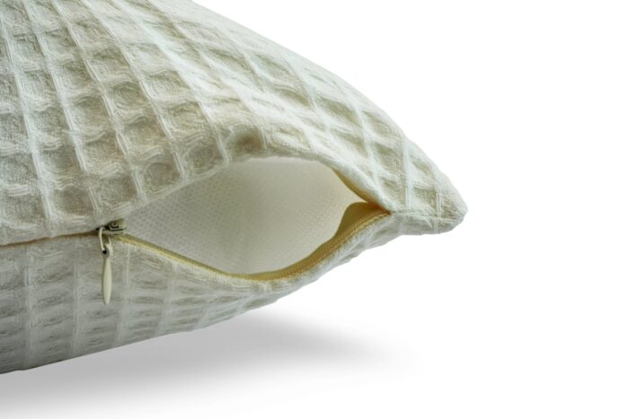Cojín Jacquard Algodón Y Poliéster Con Diseño De Cuadritos Pequeños - VISTE TU HOGAR ONLINE