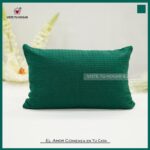 Cojín Jacquard Algodón Y Poliéster Con Diseño De Cuadritos Pequeños - VISTE TU HOGAR ONLINE