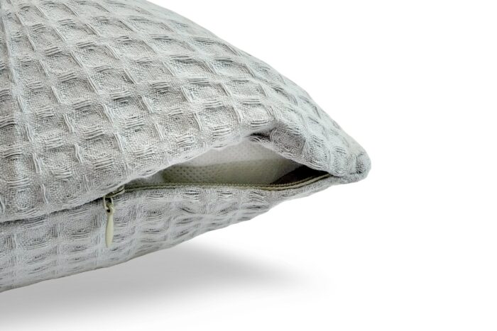 Cojín Jacquard Algodón Y Poliéster Con Diseño De Cuadritos Pequeños - VISTE TU HOGAR ONLINE