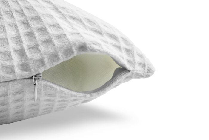 Cojín Jacquard Algodón Y Poliéster Con Diseño De Cuadritos Pequeños - VISTE TU HOGAR ONLINE