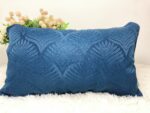 Cojín Jacquard Algodón Y Poliéster Con Diseño De Forma De Abanico - VISTE TU HOGAR ONLINE