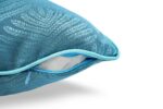 Cojín Jacquard Algodón Y Poliéster Con Diseño De Forma De Abanico - VISTE TU HOGAR ONLINE