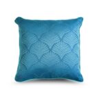 Cojín Jacquard Algodón Y Poliéster Con Diseño De Forma De Abanico - Viste Tu Hogar