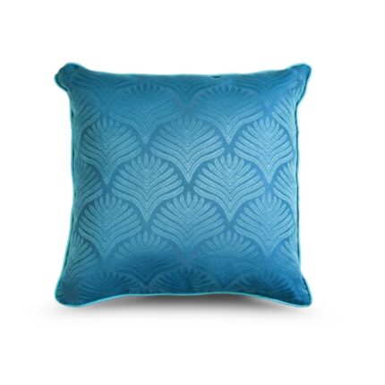 Cojín Jacquard Algodón Y Poliéster Con Diseño De Forma De Abanico - Viste Tu Hogar